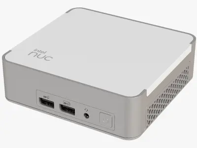 4 NUC PC Collection 3D model