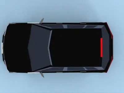 low poly car free Free low-poly 3D model