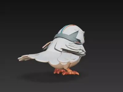 Coolest Robot-Bird Free 3D print model