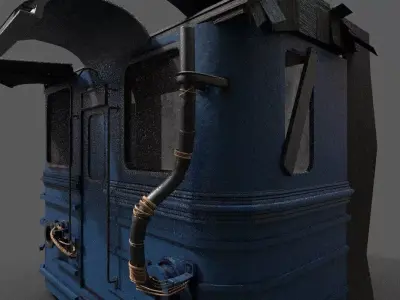 Carriage Metro House 3D model
