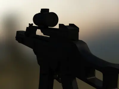 G36 Heckler and Koch Rifle Free 3D model