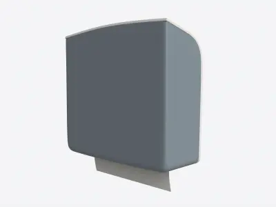 Bathroom Tissue Dispenser Wall-Mounted 3D model