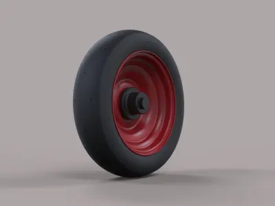 Wheel of scooter 3D model