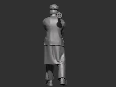 Eastern warrior 3 3D print model