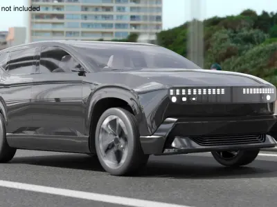  All Electric Compact SUV Black 