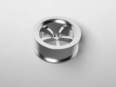 Enri Car wheel rim Free low-poly 3D model