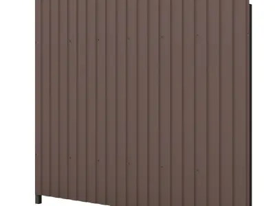 Metal Fence 2 3D model