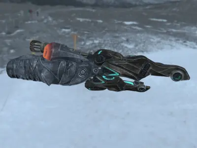 Weapon Pinch Rifle Low-poly 3D model