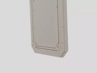Industrial Machine Protective Guard Panel for 3D print 3D model