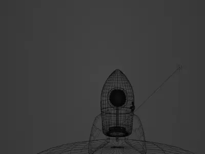 little Spaceship  Free 3D model