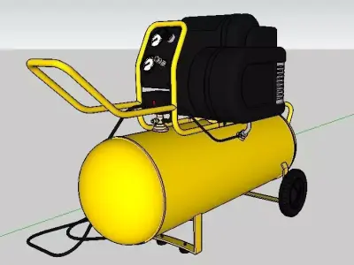Air Compressor 3D model get