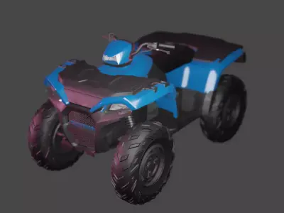 Polaris Sportsman 850 Low-poly 3D model