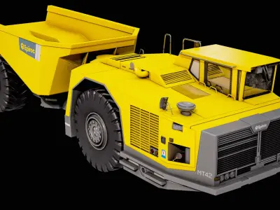 Underground Mining Truck Epiroc MT-42 Clear PBR 