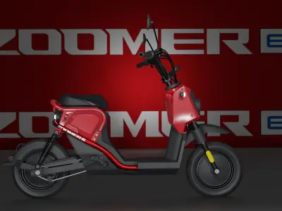HONDA ZOOMER E Low-poly 3D model