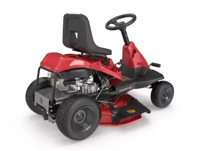 Lawn Mower Low-poly 3D model get