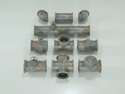 Modular Pipeline 3D Model 3D model