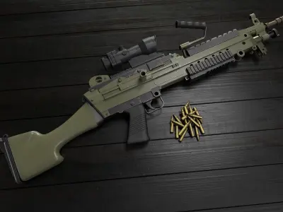 M249 - Modular Gun 3D model