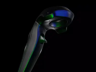 VR Controller Pro Sci Fi Joystick Subdiv Ready 3D model