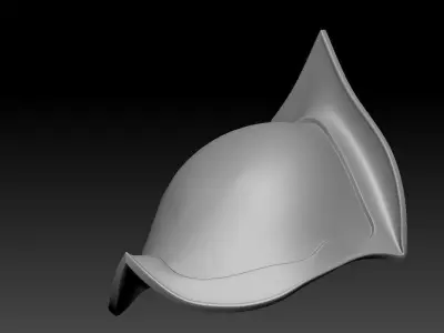 High-poly model Shoulder armor 3D model