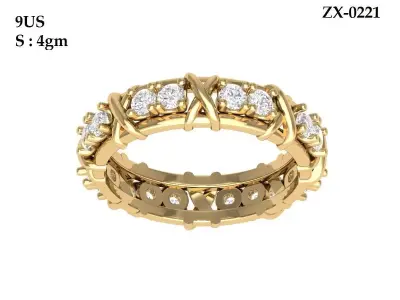 wedding bands  3D print model