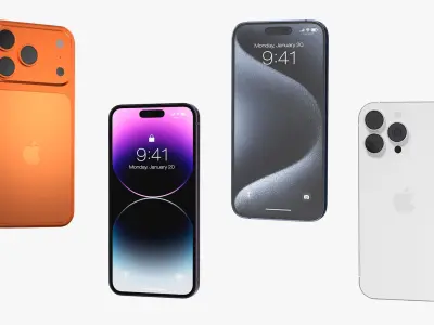 IPhone 14-17 Pro Collection 3D model