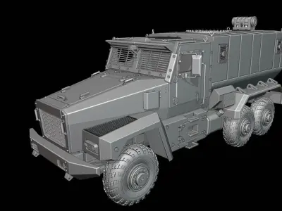 Ural Tifun truck 3D print model