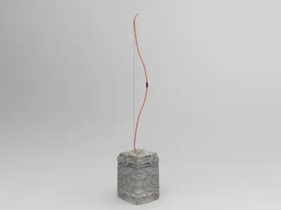 Traditional Bow 3D model