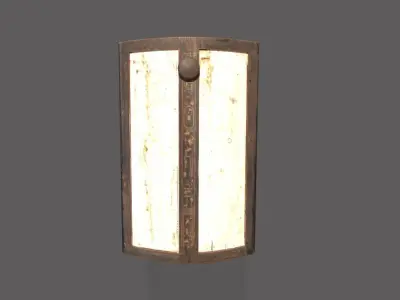 Egyptic Chest Low-poly 3D model