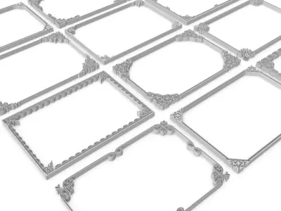Decorative Frames 01 -  3D model