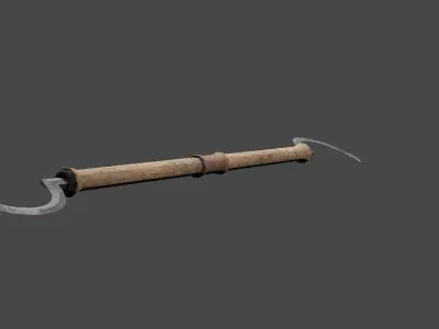 Strange Melee Weapon Low-poly 3D model