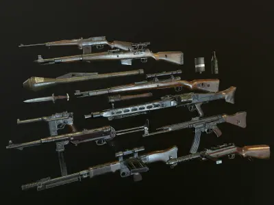 WW2 German Weapons Pack