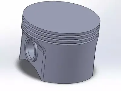 Piston 3D model from CGTrader