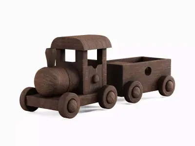 Wooden Toy Train Pack