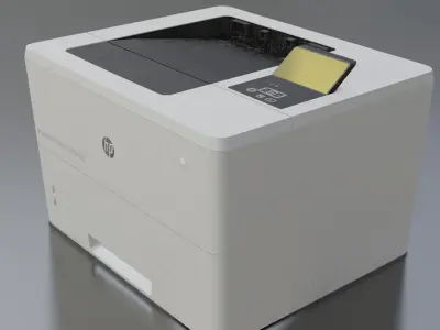 Hp photocopy machine  Free low-poly 3D model