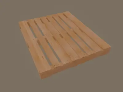 Wood Pallets Low-poly 3D model buy
