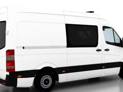 Mercedes Benz Sprinter L2H2 2009 Ambulance EU 3D model