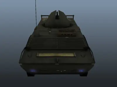 Armored Vehicule Low-poly 3D model