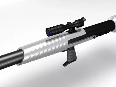 Sci Fi Rocket Launcher 3D model