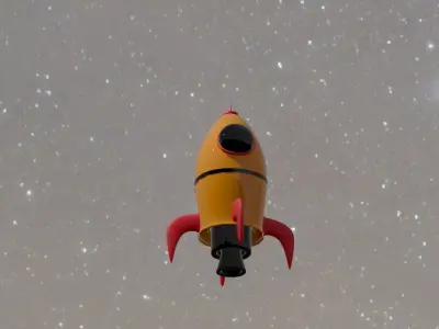 rocket Free 3D model purchase