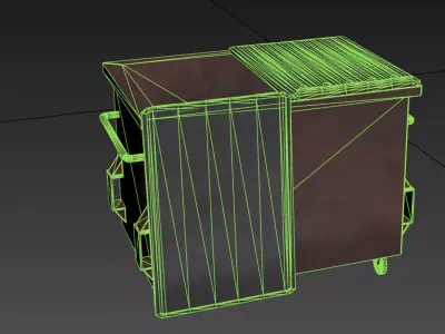 GARBAGE Low Poly  Low-poly 3D model