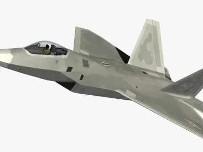 F22 Raptor 3D model purchase