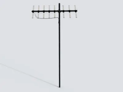 Antenna 14 Low-poly 3D model
