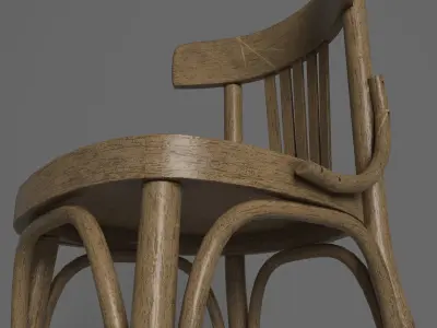old chair 3D model