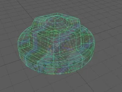metal bolt head Free 3D model