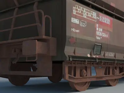 Train Wagon 3D model purchase