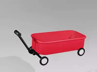 Little cart 3D model