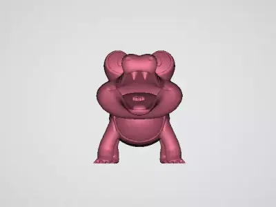 3D Crocodile Toy 3d printable model 3D print model