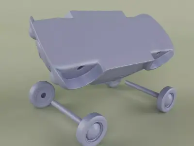 Volkswagen Beetle  1958 3D print model