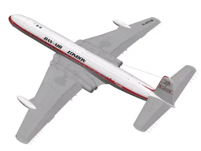 de Havilland DH106 Comet MkIVC 3D model purchase