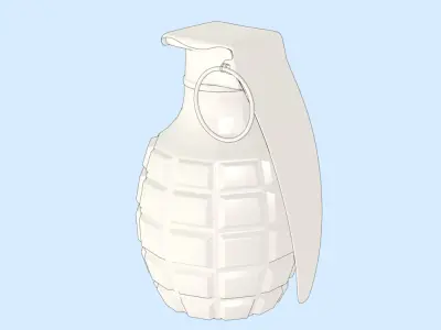 Grenade Free 3D model purchase